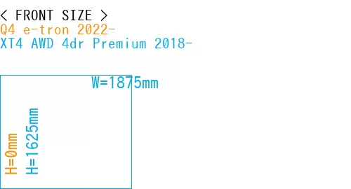 #Q4 e-tron 2022- + XT4 AWD 4dr Premium 2018-
